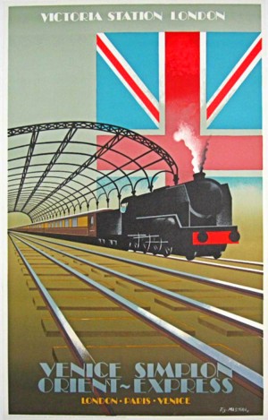 Victoria Station London Orient Express Poster